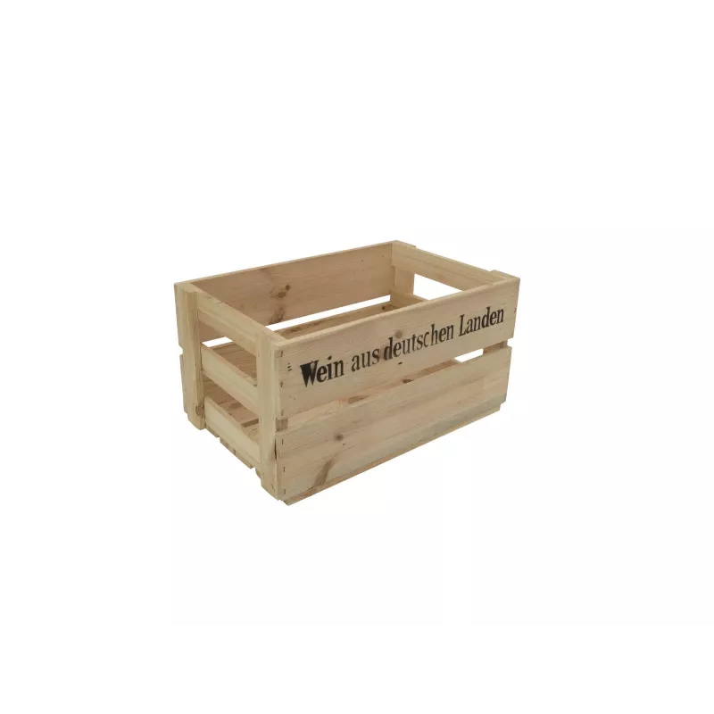 EUROPALMS Caja de vino de madera natural 500x400x300 mm 83502364