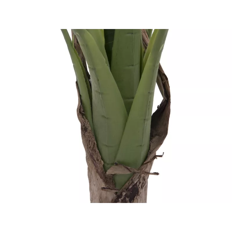 EUROPALMS Planta artificial de plátano, 100cm, hojas verdes, maceta negra 82509503