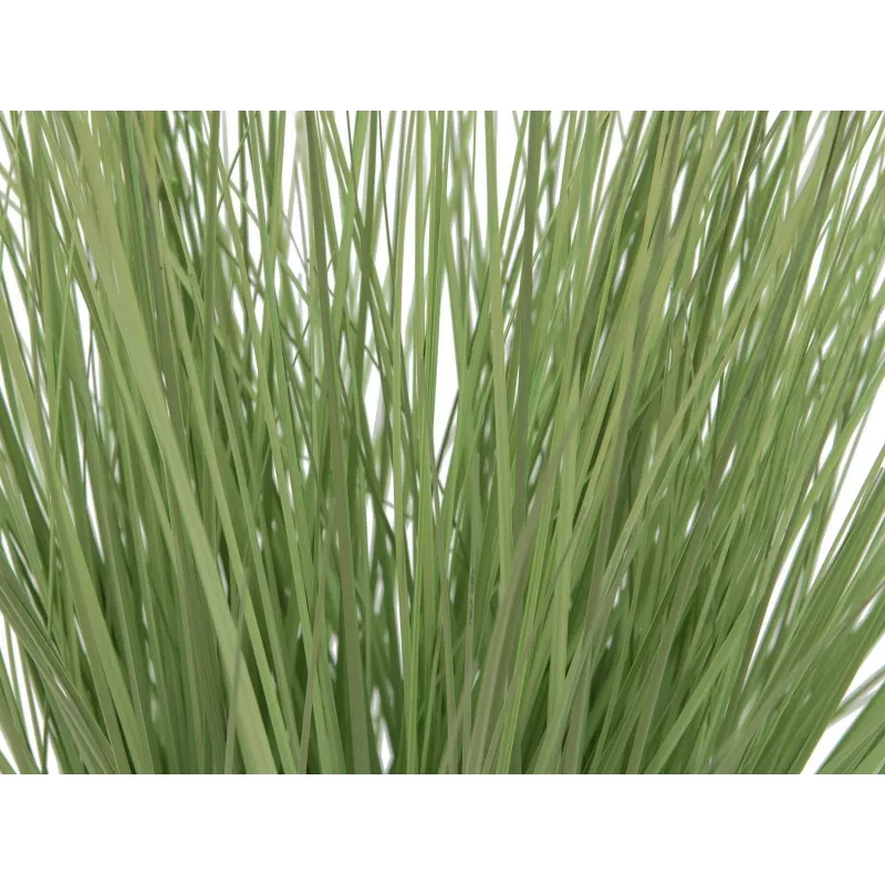 EUROPALMS Hierba decorativa artificial, 65 cm, verde, maceta negra 82600145