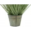 EUROPALMS Hierba decorativa artificial, 65 cm, verde, maceta negra 82600145