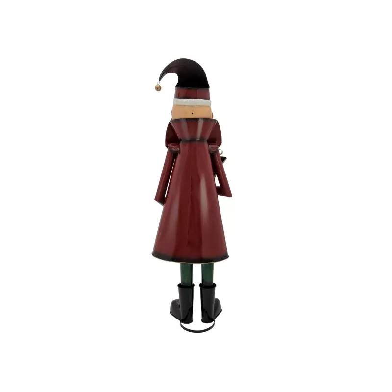 EUROPALMS Figura metálica de Papá Noel roja 195cm 83314902