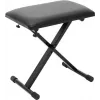 Dimavery KEB-1 Banco de teclado plegable, altura ajustable, acolchado, negro