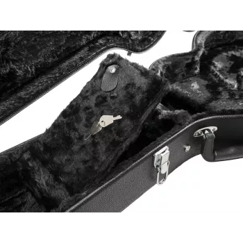 Dimavery Form-Case estuche rígido para guitarra eléctrica LP, negro 26341023