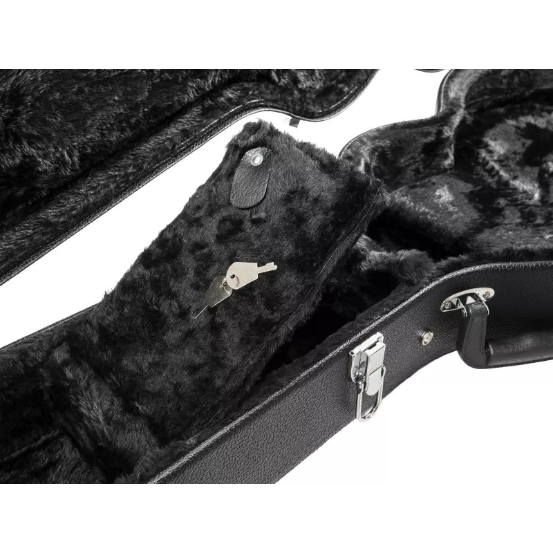 Dimavery Form-Case estuche rígido para guitarra eléctrica LP, negro 26341023
