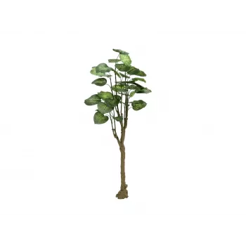 EUROPALMS Pothos Árbol artificial, 150 cm, hojas verdes, maceta negra 82600162
