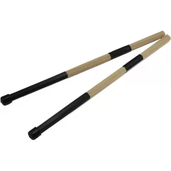 DIMAVERY DDS-Rods Baquetas de madera de arce, 19 varillas, mango de goma, 405 mm, par 26070380