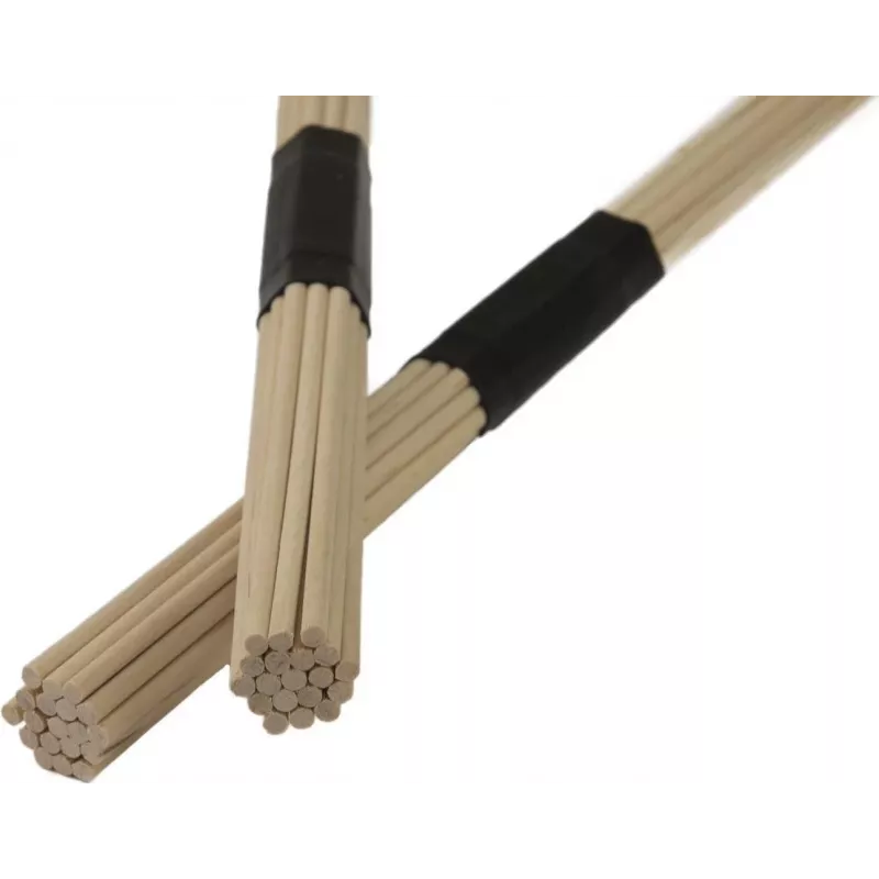 DIMAVERY DDS-Rods Baquetas de madera de arce, 19 varillas, mango de goma, 405 mm, par 26070380