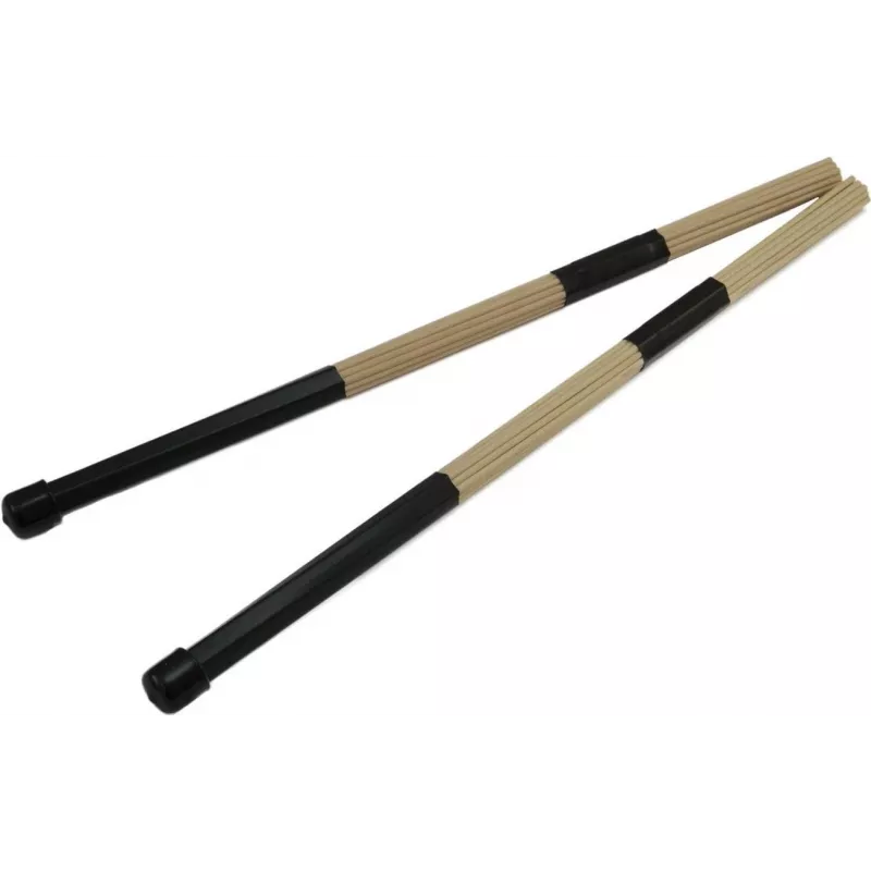 DIMAVERY DDS-Rods Baquetas de madera de arce, 19 varillas, mango de goma, 405 mm, par 26070380