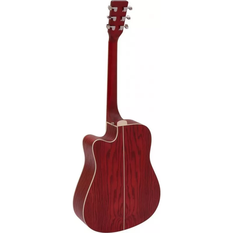 DIMAVERY JK-510 Guitarra acústica, cutaway, veteada 26231389