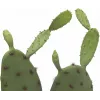 EUROPALMS Cactus de hoja planta artificial, 75 cm 82600068
