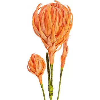 EUROPALMS Rama de dalia artificial (EVA), naranja 82530582