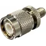 Wittenberg Antennen 102185 Adaptador metálico recto conector macho TNC a conector hembra SMA