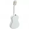 Dimavery AC-303 Guitarra de concierto 1/2 blanca - cuerpo de tilo, escala 535 mm