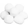 EUROPALMS Bolas de nieve artificiales, 7,5 cm, pack de 10 (83501650)