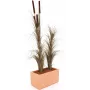 EUROPALMS Hierba de caña artificial con espigas, marrón oscuro, 152 cm 82505857