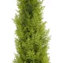 EUROPALMS Planta artificial ciprés de Leyland, 120 cm, follaje verde, maceta negra 82606964