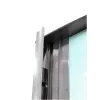 EUROPALMS Columna informativa, grande, 200x80 cm, de doble cara, plateada 83331740