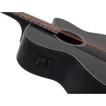 DIMAVERY AB-455 Bajo acústico de 5 cuerdas, negro 26224015