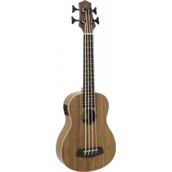 DIMAVERY UK-700 Ukelele bajo, Zebrawood 26255850