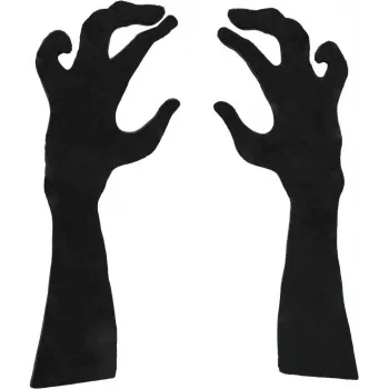 EUROPALMS Silueta brazos, 40 cm, negra, polietileno, par (83505005)