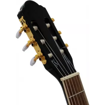 DIMAVERY CN-600L Guitarra de concierto, negra 26235009