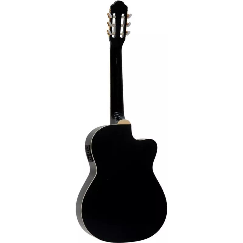 DIMAVERY CN-600L Guitarra de concierto, negra 26235009