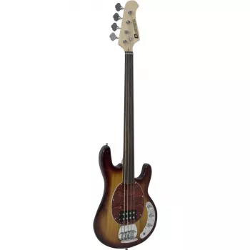 DIMAVERY MM-501 Bajo eléctrico, fretless, tobacco 26222080