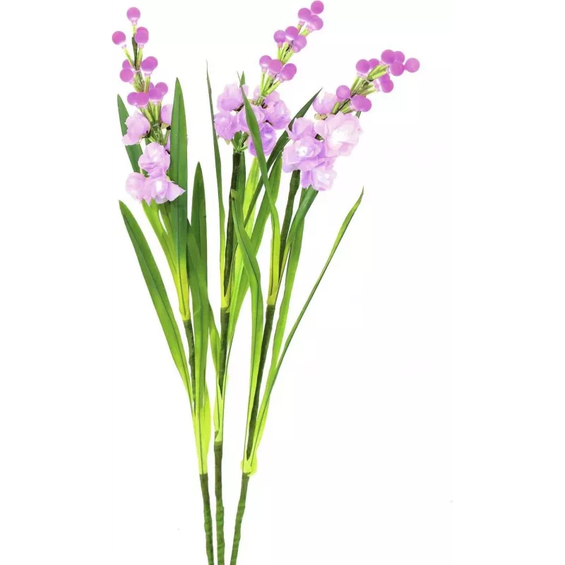 EUROPALMS Arum Lily Set de 3 con LED, rosa, 85 cm 83330304