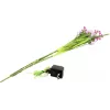 EUROPALMS Arum Lily Set de 3 con LED, rosa, 85 cm 83330304