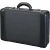 JÜSCHA ALASSIO Maletín portátil con funda de portátil extraíble, ampliable, candados de combinación, negro nailon/cuero sintético (45039)