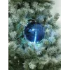 EUROPALMS Bola de nieve LED 15 cm, azul oscuro 83501247