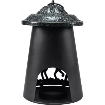 EUROPALMS Farol solar con forma de gato, 23 cm, LED blanco cálido, luminaria de jardín exterior IP44 83505110