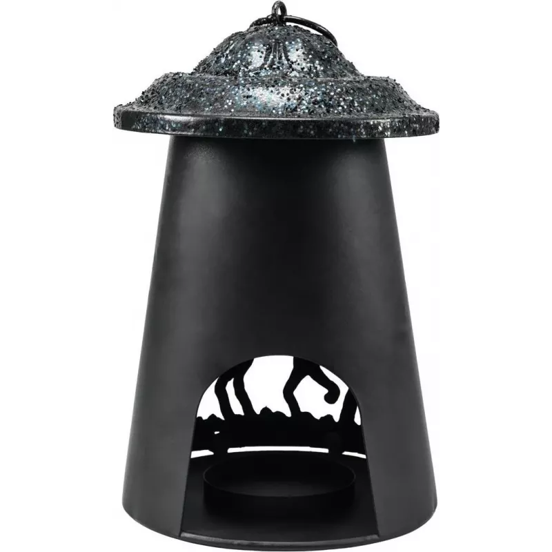 EUROPALMS Farol solar con forma de gato, 23 cm, LED blanco cálido, luminaria de jardín exterior IP44 83505110