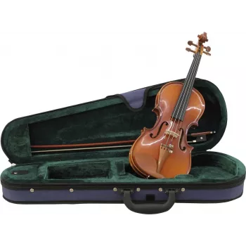 Dimavery Violín 1/4 con arco y estuche - chapa de arce barniz natural