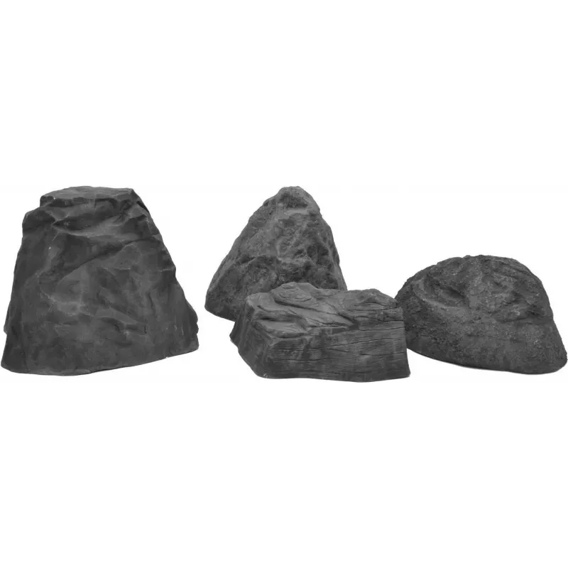 EUROPALMS Roca decorativa celta de fibra de vidrio piedra artificial 50x40x30 cm gris/marrón 83313230