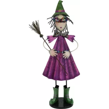 EUROPALMS Bruja pequeña, metal, 102 cm, lila (83314760)
