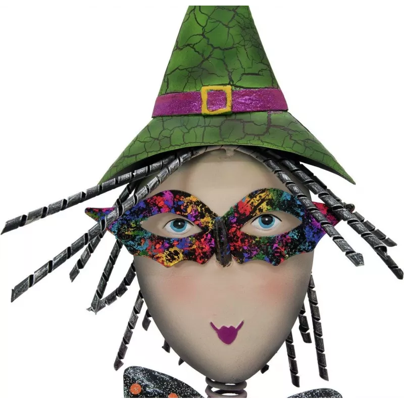 EUROPALMS Bruja pequeña, metal, 102 cm, lila (83314760)