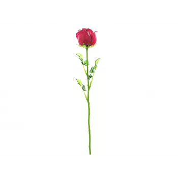 EUROPALMS Flor artificial Crystal Rose, borgoña, 81 cm 82600209