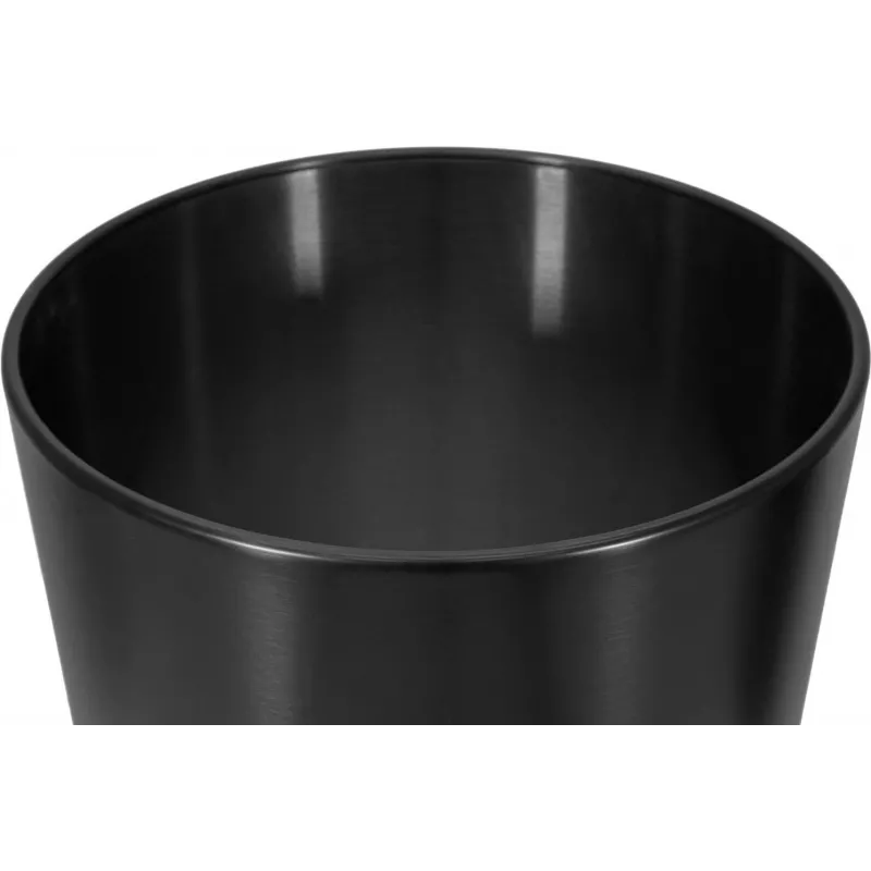 EUROPALMS STEELECHT-40 maceta de acero inoxidable Nova, antracita, Ø40cm 83011398