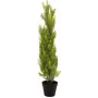 EUROPALMS Leyland-Zypresse planta artificial, 90cm, maceta negra 82606962
