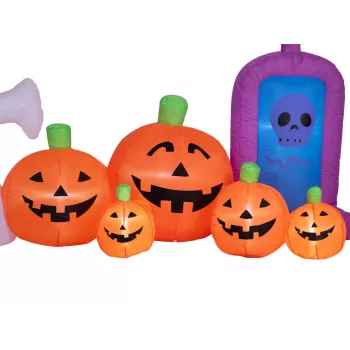 EUROPALMS fantasma hinchable de Halloween con calabazas, 244cm (83316154)
