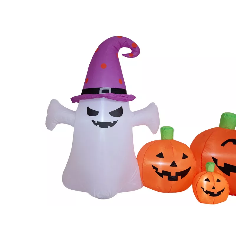 EUROPALMS fantasma hinchable de Halloween con calabazas, 244cm (83316154)