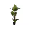 EUROPALMS Planta artificial de alocasia, 140 cm, verde, maceta negra 82508464