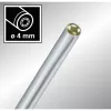 Laserliner FixView Sonda endoscópica para cámara de 4 mm de diámetro, 400 mm de longitud, iluminación LED, enfoque manual (082.209A)