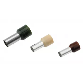 Cimco 187101 Terminal tubular 0,14 mm² parcialmente aislado marrón 100 uds.