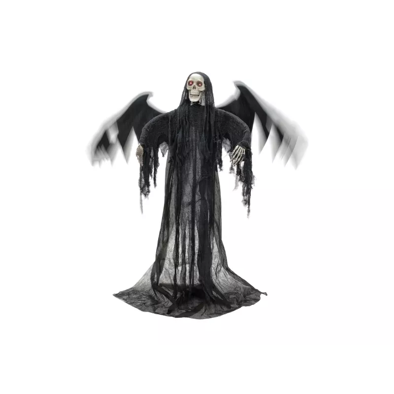EUROPALMS Halloween Ángel negro, 175x100x66 cm (83316138)