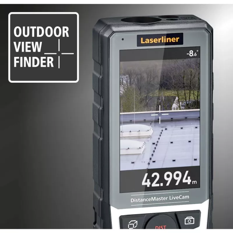Laserliner DistanceMaster LiveCam Medidor láser de distancias 150 m 080.985A