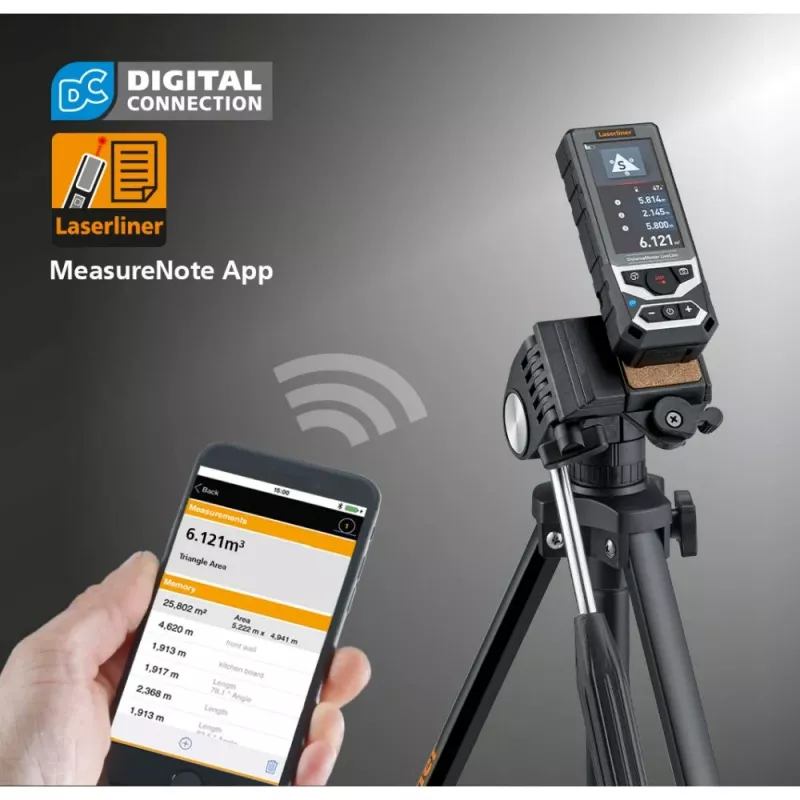 Laserliner DistanceMaster LiveCam Medidor láser de distancias 150 m 080.985A