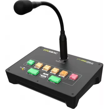 INTUSONIC HPA41 Estación de megafonía con micrófono de 4 zonas 12604192
