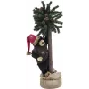 EUROPALMS Oso de Navidad con árbol de Navidad, 105 cm 83314804